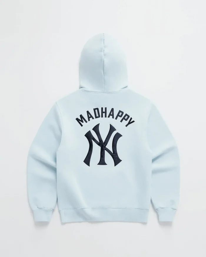 Navy Madhappy Yankees Embroidered Fleece Hoodie
