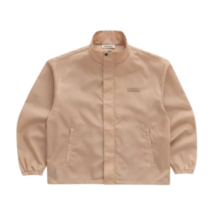 Caramel Madhappy Oversized Full Zip Nylon Jacket