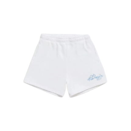 Madhappy Bow Fleece Short White