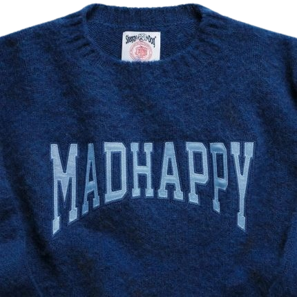 Madhappy Campus J. Press Shaggy Dog Crewneck Ocean-force