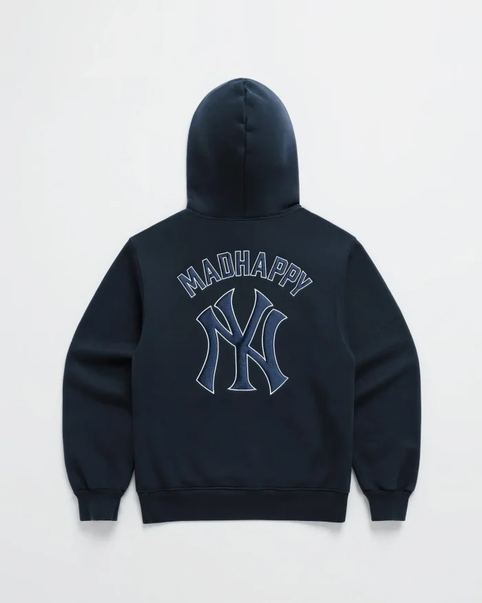 Madhappy Yankees Embroidered Fleece Hoodie White