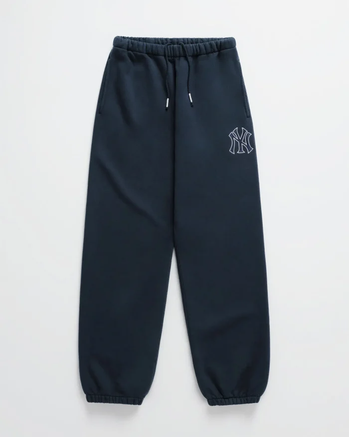 Madhappy Yankees Embroidered Fleece Sweatpants White