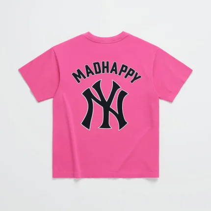 Pink Madhappy Yankees Midweight Tee