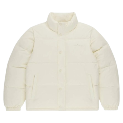 White Madhappy Cozy Puffer Jacket
