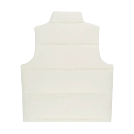 White Madhappy Cozy Puffer Vest