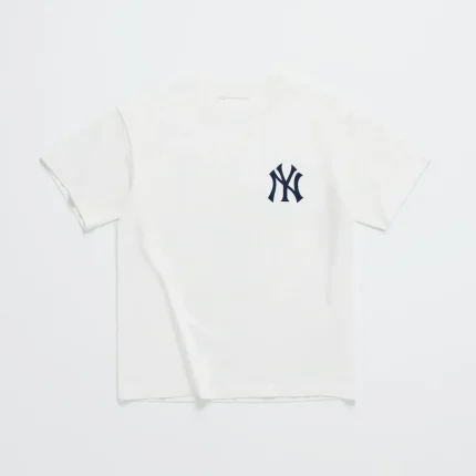 White Madhappy Yankees Midweight Tee