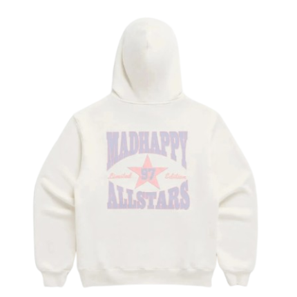 Madhappy Allstar Midweight Hoodie Vanilla